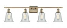 Innovations Lighting 516-4W-AB-G2812 - Hanover - 4 Light - 36 inch - Antique Brass - Bath Vanity Light