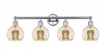 Innovations Lighting 616-4W-PC-G128-6 - Athens - 4 Light - 33 inch - Polished Chrome - Bath Vanity Light