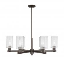 Innovations Lighting 716-6CR-OB-G804 - Clymer - 6 Light - 34 inch - Oil Rubbed Bronze - Stem hung - Chandelier