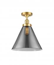 Innovations Lighting 916-1C-SG-G43-L - Cone - 1 Light - 12 inch - Satin Gold - Semi-Flush Mount