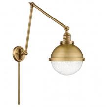 Innovations Lighting 238-BB-HFS-64-BB - Hampden - 1 Light - 7 inch - Brushed Brass -Adjustable Swing Arm