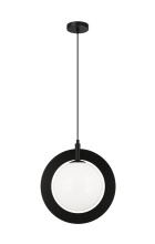 Matteo Lighting C80711BKOP - Astro Black Pendant