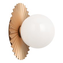 Matteo Lighting WX83101MGOP - Modern Ruff Matte Gold Wall Sconce / Ceiling Mount