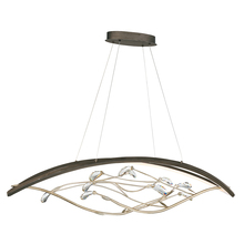 Eurofase 34065-013 - BASILICA,CHAND,LED,OVAL,BRZ