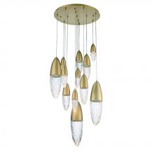 Eurofase 43859-038 - ECROU,12LT CHANDELIER,GLD