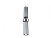 Avenue Lighting HF1091-GRY - Cicada 1 Light Pentant Grey With Chrome