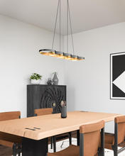 Kuzco Lighting Inc LP90838-BK - Maestro 38-in Black LED Linear Pendant