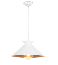 Regina Andrew 16-1430WT - Regina Andrew Viggo Pendant Small (White and Gol
