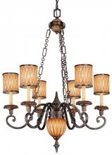 Minka Metropolitan n6486-270 - Terraza Villa Aged Patina Spumanti Strato Glass Up Chandelier