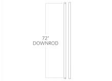 Visual Comfort & Co. Fan Collection DR72RZW - 72" Downrod in Matte White