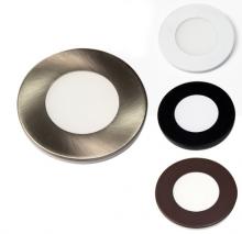 GM Lighting PL24V-27-W - 24VDC Surface/Recess Mount LED Slim Puck 2700K, White