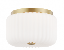 Mitzi by Hudson Valley Lighting H340502-AGB - Lydia Flush Mount
