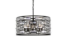 Elegant 1108D24BK - Kennedy 24 Inch Pendant in Black