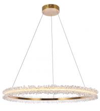 Elegant 3506D26G - Laurel LED 26 inch Gold pendant