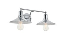 Elegant LD4033W21C - Etude 2 light chrome Wall Sconce