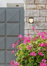 Elegant LDOD4009BK - Raine Integrated LED wall sconce in black