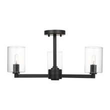 Visual Comfort & Co. Studio Collection 7764203C-848 - Fullton Three Light Semi-Flush Mount