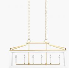 Visual Comfort & Co. Studio Collection CC1586MWTBBS - Carlow Linear Lantern