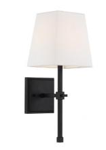 Nuvo 60/6709 - Highline - 1 Light Vanity - with White Linen Shade - Aged Bronze Finish