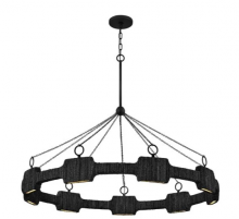 Hinkley 34108CBK - RAFFI LARGE LED SINGLE CHANDELIER