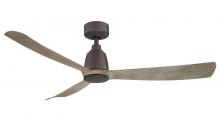 Fanimation FPD5534GR - Kute5 52 - 52 Inch - GR with WE Blades