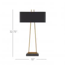Currey 6000-0566 - Adorn Large Brass Table Lamp