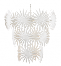 Currey 9000-1114 - Bismarkia Large White Chandelier