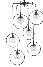 Currey 9869 - Moorsgate Black Multi-Pendant