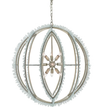 Currey 9000-0210 - Saltwater Silver Orb Chandelier