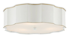 Currey 9999-0067 - Wexford White Flush Mount